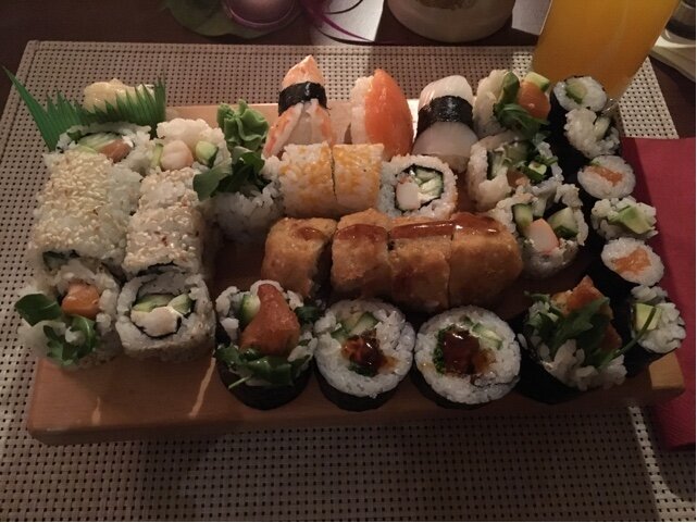 Sushi Holzbrett