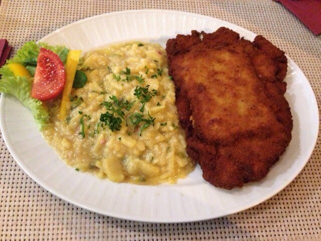 Cordon Bleu mit Kartoffelsalat